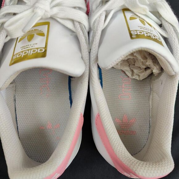 ♡ Adidas ♡ Superstar Sneakers in Pink and White - Picture 8 of 8